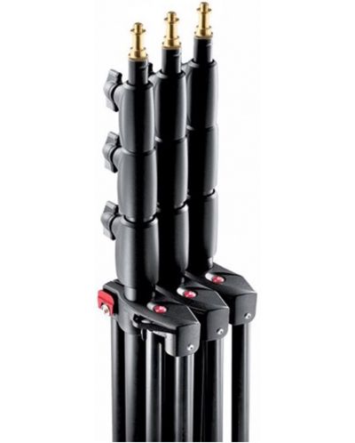 Статив за осветление Manfrotto - Master Stand 1004BAC-3, 3 броя, черен - 1