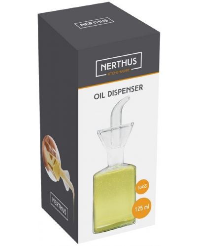 Стъклен диспенсър за олио или оцет Nerthus - 125 ml - 3