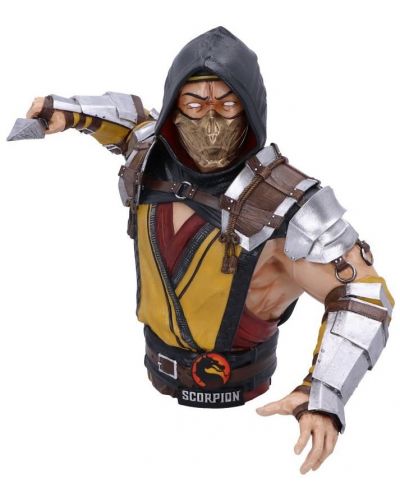 Статуетка бюст Nemesis Now Games: Mortal Kombat - Scorpion, 29 cm - 1