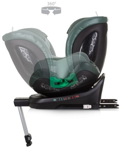 Столче за кола Chipolino - Максимус, 360°, I-Size, IsoFix, 40-150 cm, зелено - 6