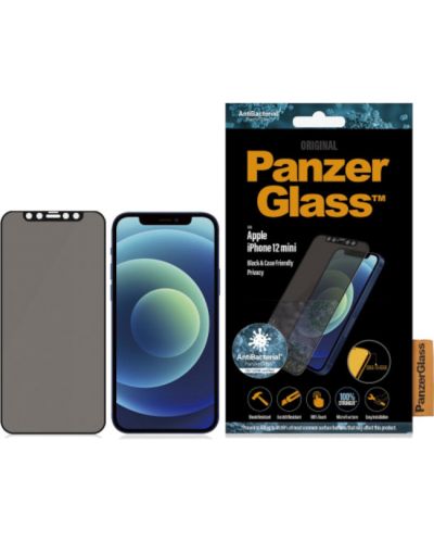 Стъклен протектор PanzerGlass - Privacy CaseFriend, iPhone 12 mini - 1
