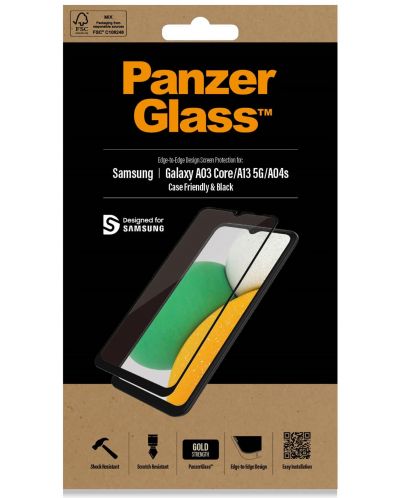 Стъклен протектор PanzerGlass - Case Friend, Galaxy A03 Core/A13 5G/A04s - 4
