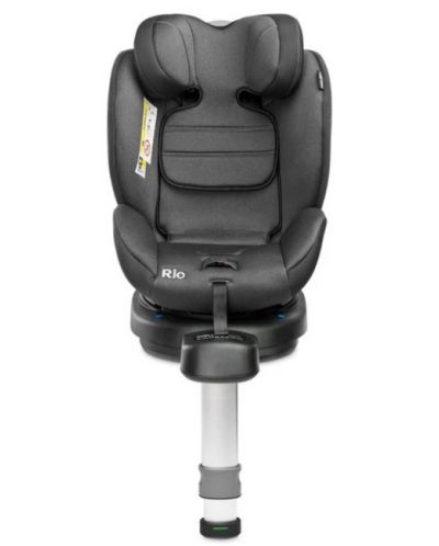 Столче за кола Caretero - Rio, IsoFix, i-Size, 40-105 cm, Black - 4