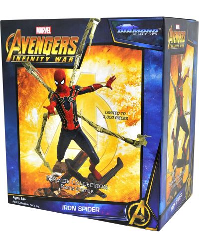 Статуетка Diamond Select Marvel: Avengers - Iron Spider-Man, 30 cm - 5