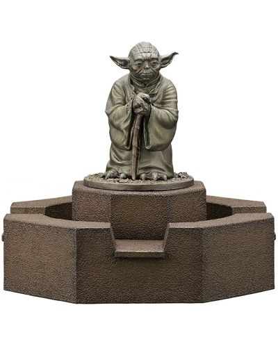 Статуетка Kotobukiya Movies: Star Wars - Yoda Fountain (Limited Edition), 22 cm - 1