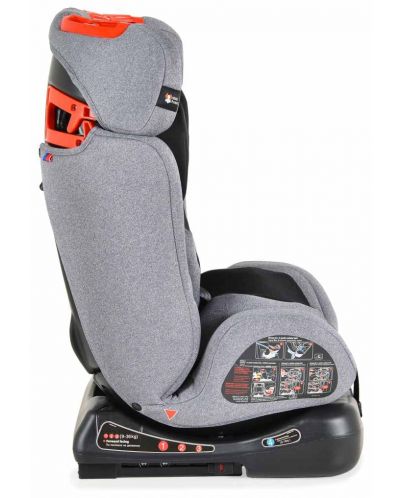 Столче за кола Moni - Dragon, 0-36 kg, сиво - 5