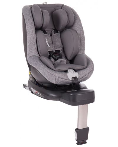 Столче за кола KikkaBoo - Odyssey, IsoFix, i-Size, 40-87 cm, Grey