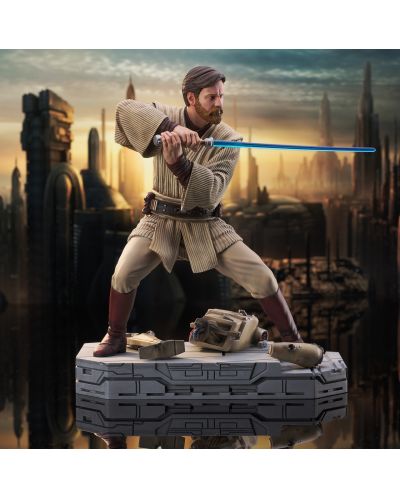 Статуетка Gentle Giant Movies: Star Wars - Obi-Wan Kenobi (Milestones), 30 cm - 4