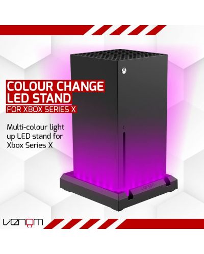 Стойка за конзола Venom - Multi-Colour LED Stand (Xbox Series X) - 3