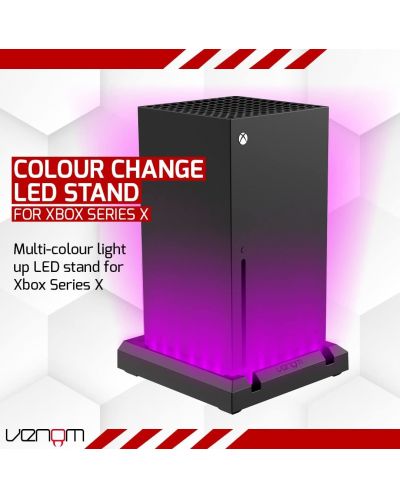Стойка за конзола Venom Multi-Colour LED Stand (Xbox Series X) - 3
