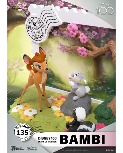 Статуетка Beast Kingdom Disney: Bambi - Diorama (100th Anniversary), 12 cm - 6