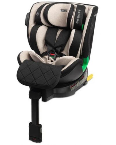 Столче за кола Caretero - Turox, i-Size, IsoFix, 40-150 cm, Beige - 3