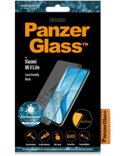 Стъклен протектор PanzerGlass - CaseFriend, Xiaomi Mi 11 Lite - 2