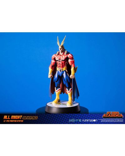 Статуетка First 4 Figures Animation: My Hero Academia - All Might (Silver Age), 28 cm - 2