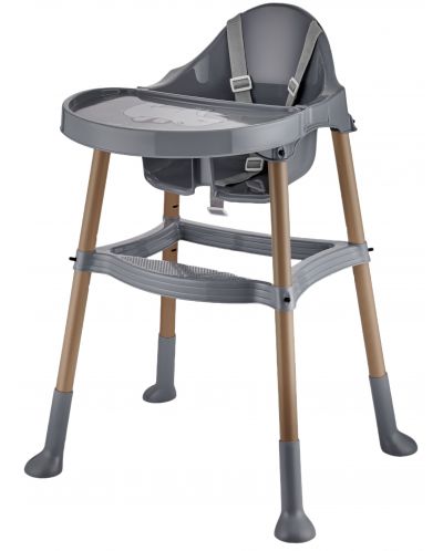 Столче за хранене BabyJem - Dark Grey - 1