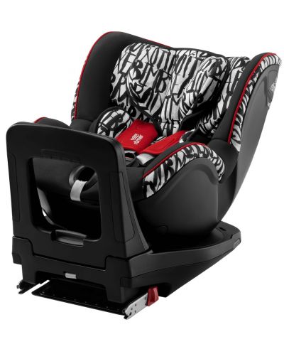 Столче за кола Britax Romer - Dualfix, с IsoFix, i-Size, 40-87 cm, Letter Design