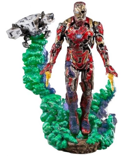 Статуетка Iron Studios Marvel: Spider-Man - Illusion Iron Man (Deluxe Art Scale), 21 cm - 1