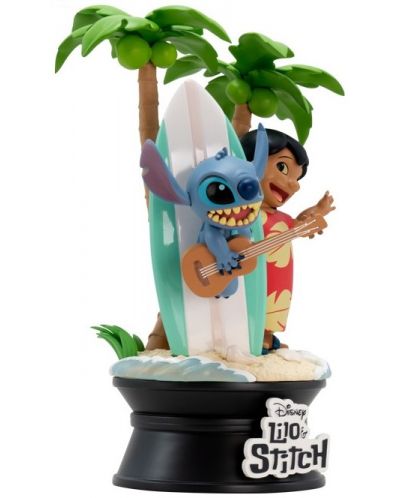 Статуетка ABYstyle Disney: Lilo & Stitch - Surfboard, 17 cm - 2