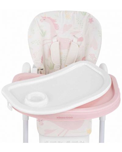 Стол за хранене KikkaBoo - Vitto, Pink Unicorn - 7