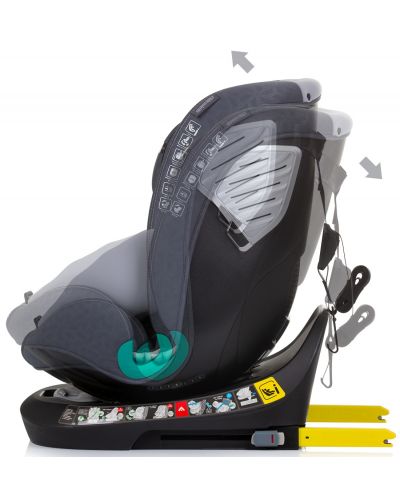 Столче за кола Chipolino - Supreme, 360°, IsoFix, i-Size, 40-150 cm, гранит - 6