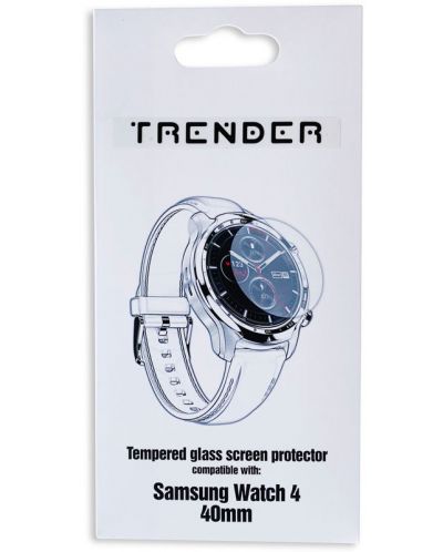 Стъклен протектор Trender - Samsung Watch 4, 40 mm - 1