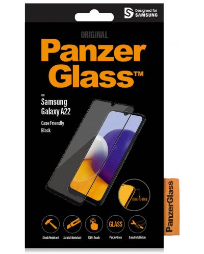 Стъклен протектор PanzerGlass - CaseFriend, Galaxy A22 - 5