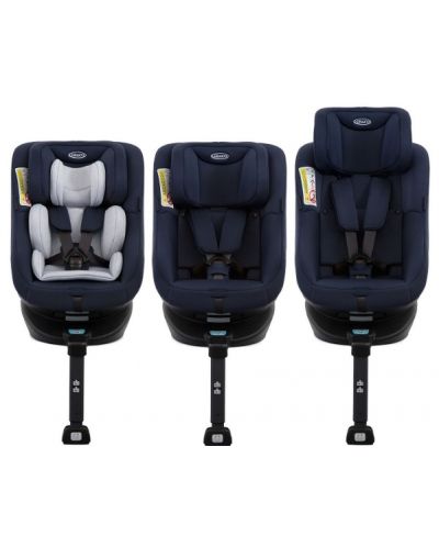 Столче за кола Graco - Turn2Me, 0-18 kg, c IsoFix, Navy - 4