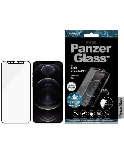 Стъклен протектор PanzerGlass - iPhone 12/12 Pro, Swarovski - 1