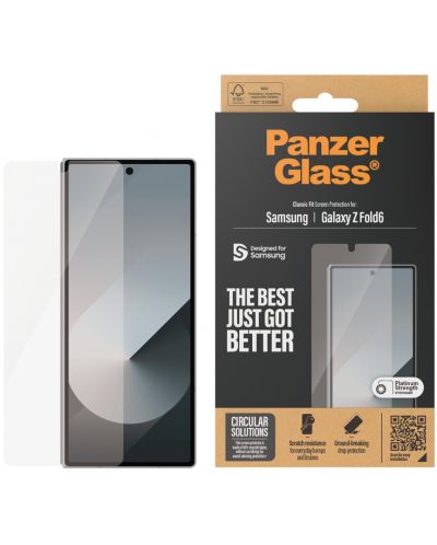 Стъклен протектор PanzerGlass - Classic Fit, Galaxy Z Fold 6 5G - 1