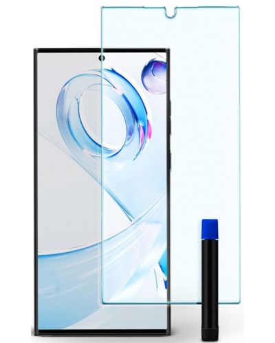 Стъклен протектор Spigen - Glas.tR Platinum UV Light, Galaxy S23 Ultra - 2
