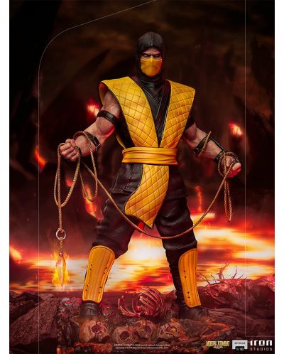 Статуетка Iron Studios Games: Mortal Kombat - Scorpion, 22 cm - 8