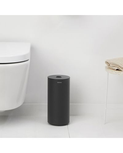 Стойка за резервна тоалетна хартия Brabantia - MindSet, Mineral Infinite Grey - 5