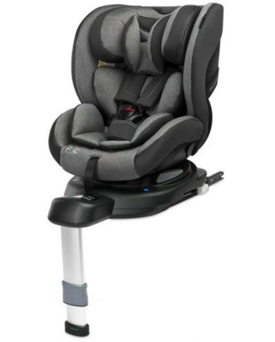 Столче за кола Caretero - Rio, IsoFix, i-Size, 40-105 cm, Grey - 3