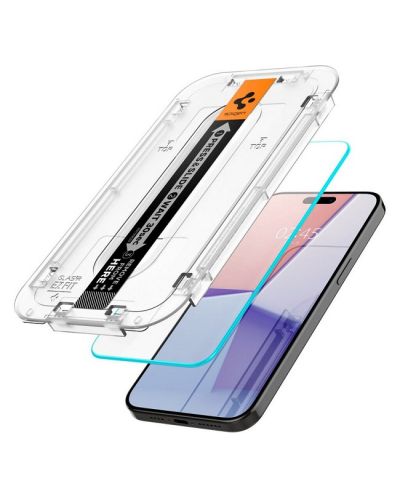 Стъклени протектори Spigen - tR EZ Fit, iPhone 15 Plus, 2 броя - 3