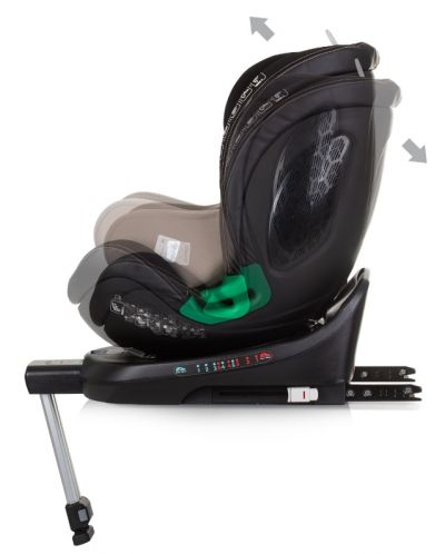 Столче за кола Chipolino - Максимус, 360°, I-Size, IsoFix, 40-150 cm, макадамия - 5