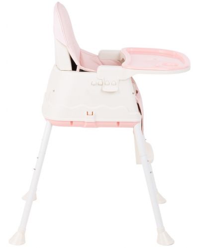 Столче за хранене KikkaBoo - Creamy, розово - 3