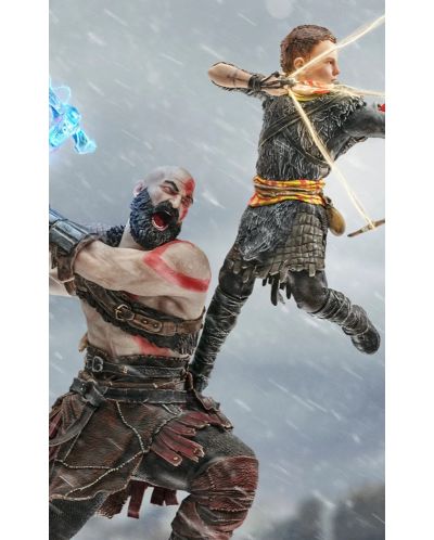 Статуетка Iron Studios Games: God of War - Kratos & Atreus, 34 cm - 9