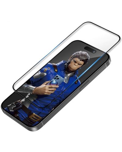 Стъклен протектор Blueo - 3D Invisible Airbag, iPhone 15 Plus/14 Pro Max - 3