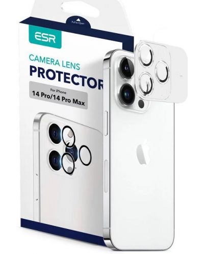 Стъклени протектори ESR - Camera Lens, iPhone 14 Pro/14 Pro Max, черни - 3