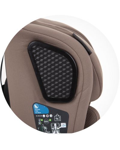 Столче за кола Chipolino - LuxX, IsoFix, i-Size, 76-150 cm, макадамия - 6