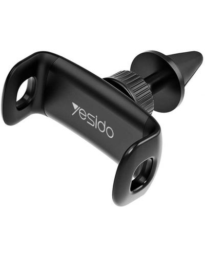 Стойка за кола Yesido - C47 Clamp Grip, Air Vent, черна - 1