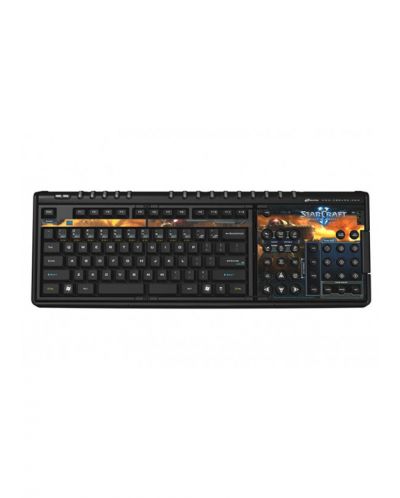 Гейминг клавиатура SteelSeries - Zboard Starcraft II, черна