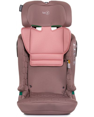Столче за кола Chipolino - LuxX, IsoFix, i-Size, 76-150 cm, фламинго - 4