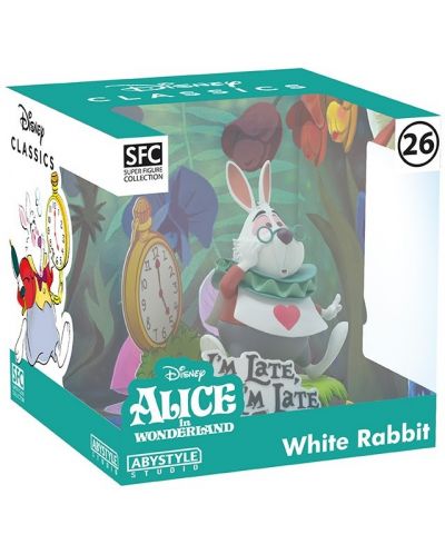 Статуетка ABYstyle Disney: Alice in Wonderland - White rabbit, 10 cm - 10