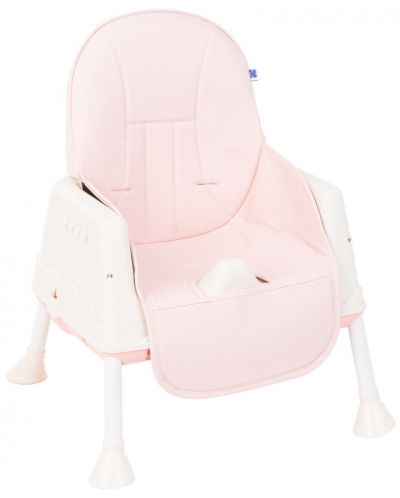 Столче за хранене KikkaBoo - Creamy, розово - 5