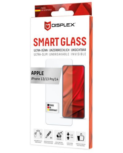 Стъклен протектор Displex - Smart 2D, iPhone 14/13/13 Pro - 1