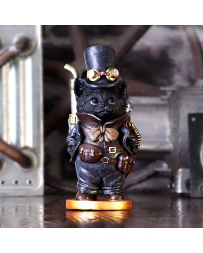 Статуетка Nemesis Now Adult: Steampunk - Steamsmith's Cat, 19 cm - 7