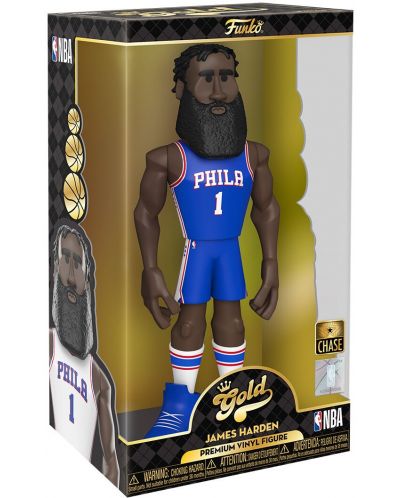 Статуетка Funko Gold Sports: Basketball - James Harden (Philadelphia 76ers), 30 cm - 5