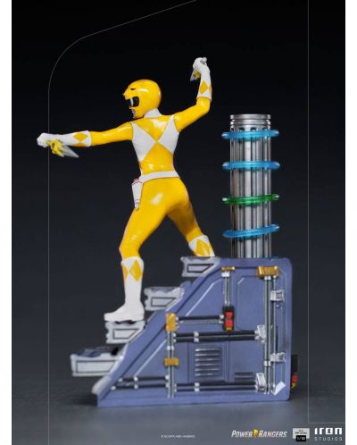 Статуетка Iron Studios Television: Mighty Morphin Power Rangers - Yellow Ranger, 19 cm - 2