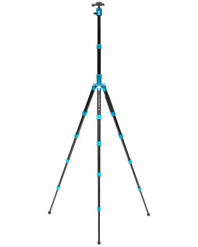 Статив meFoto - RoadTrip Pro 6 в 1, 40-153cm, син - 6